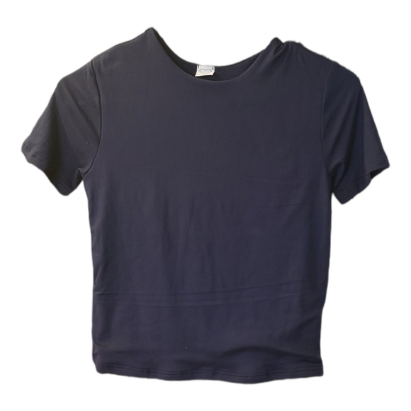 NEW. CROP TOP T-shirt.Super soft.MOOD Brand. MULTIPLE SIZE/COLORS (sku321 - Picture 3 of 4